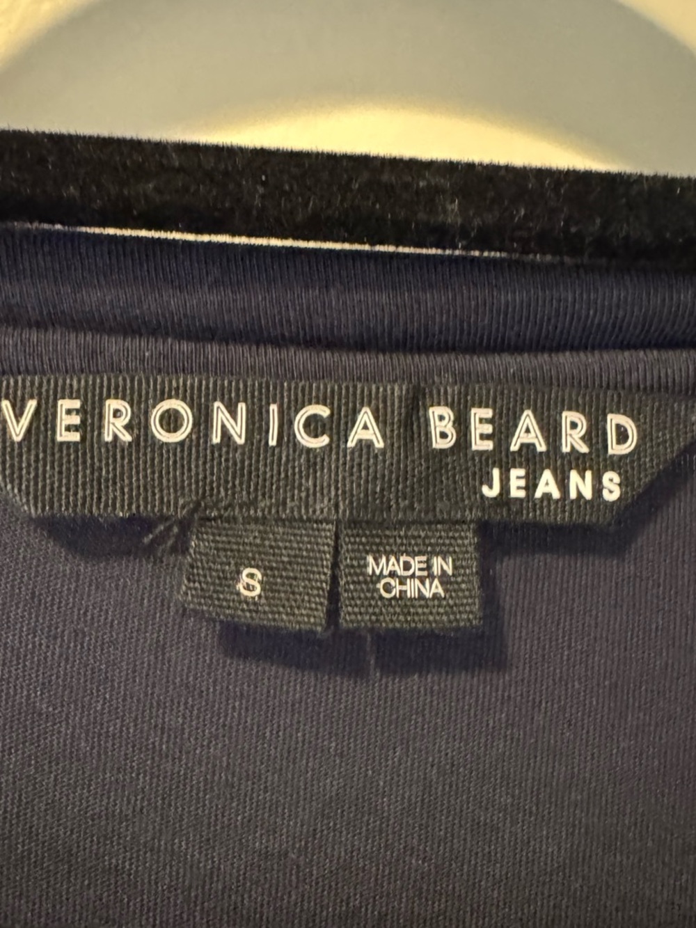 Veronica Beard Navy Blue & White Eyelet Sleeveless Amaia Midi Dress | S - Picture 5 of 7